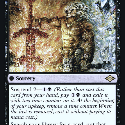 Profane Tutor [Modern Horizons 2 Promos] Prerelease Foil