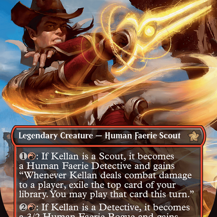 Kellan, Planar Trailblazer (Borderless) [Foundations] Foil