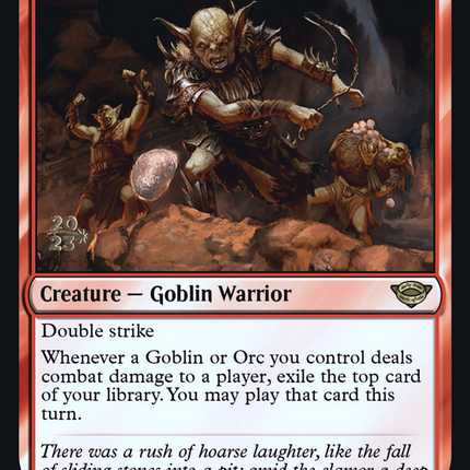 Moria Marauder [Tales of Middle-earth Promos] Prerelease Foil