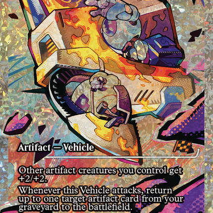 Salvation Engine (Showcase) (Fracture Foil) [Aetherdrift] Foil