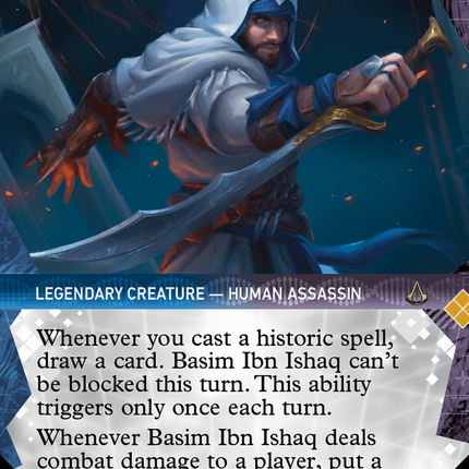 Basim Ibn Ishaq (Showcase) (Borderless) [Assassin's Creed] Foil