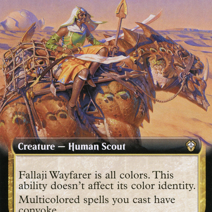 Fallaji Wayfarer (Extended Art) [Dominaria United Commander]