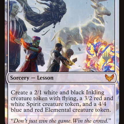 Mascot Exhibition (lesson) [Strixhaven: School of Mages Promos]