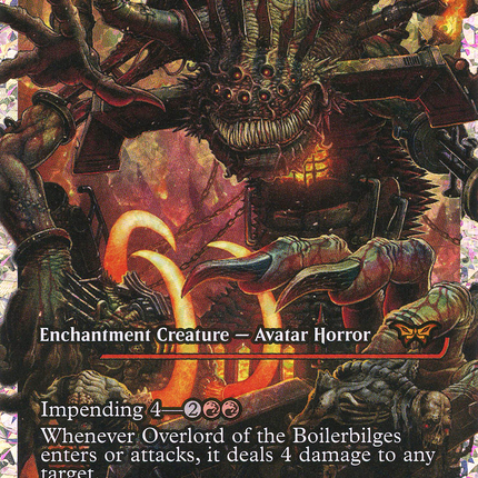 Overlord of the Boilerbilges (Showcase) [Duskmourn: House of Horror] Fractured Foil
