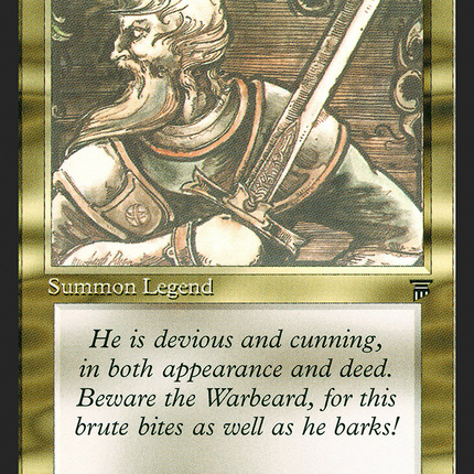 Barktooth Warbeard [Legends]