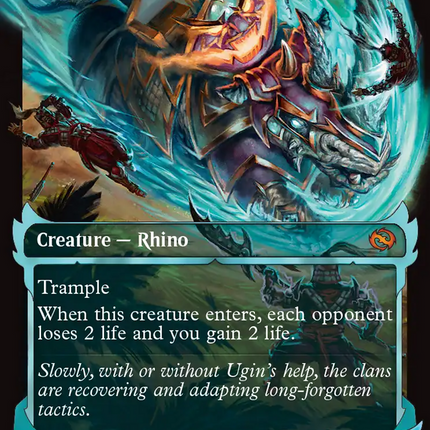 Skirmish Rhino (Showcase) [Tarkir: Dragonstorm]