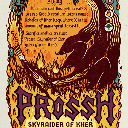 Prossh, Skyraider of Kher (Borderless) [Secret Lair Drop]