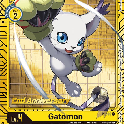 Gatomon [P-006] (2nd Anniversary Card Set) [Promotional Cards]