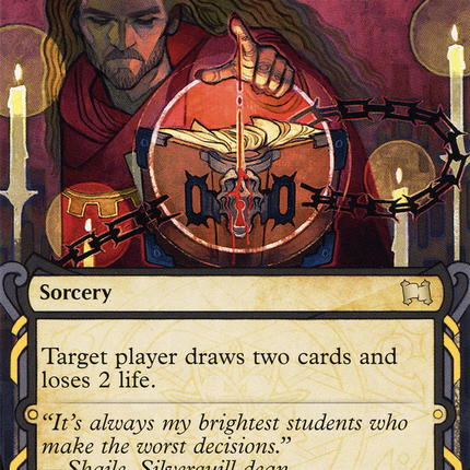 Sign in Blood (Showcase) [Strixhaven Mystical Archive] Foil