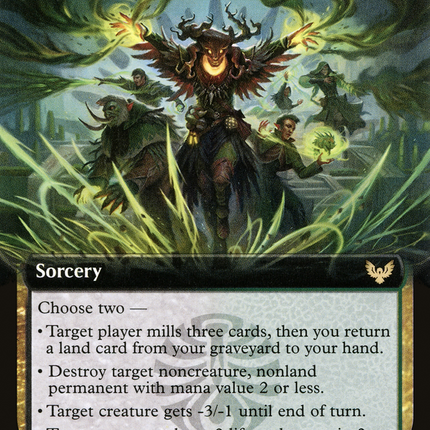 Witherbloom Command (Extended Art) [Strixhaven: School of Mages]