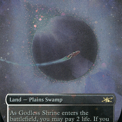 Godless Shrine (Borderless) [Unfinity] Galaxy Foil