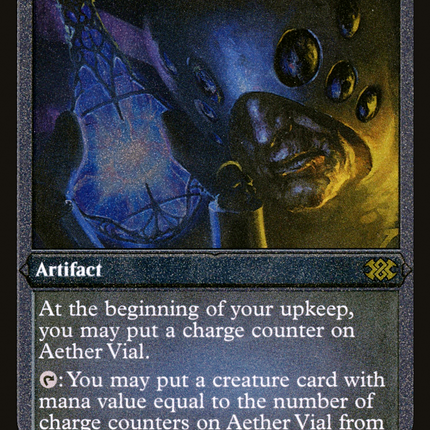 Aether Vial [Double Masters 2022] Etched Foil