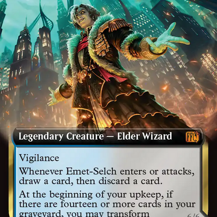 Emet-Selch, Unsundered // Hades, Sorcerer of Eld (Extended Art) [FINAL FANTASY] Foil