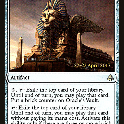 Oracle's Vault [Amonkhet Promos] Prerelease Foil