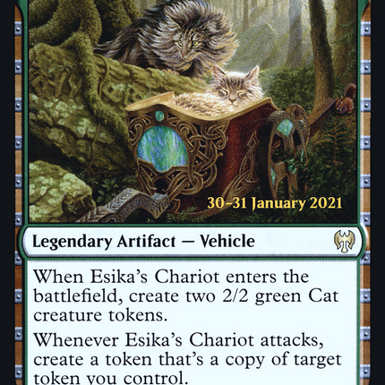Esika's Chariot [Kaldheim Promos] Prerelease Foil