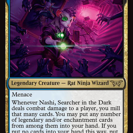 Nashi, Searcher in the Dark [Duskmourn: House of Horror] Foil