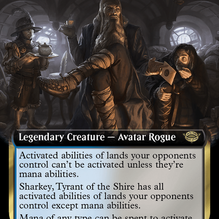 Sharkey, Tyrant of the Shire (Extended Art) [The Lord of the Rings: Tales of Middle-earth] Surge Foil