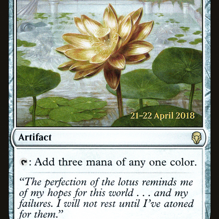 Gilded Lotus [Dominaria Promos] Prerelease Foil