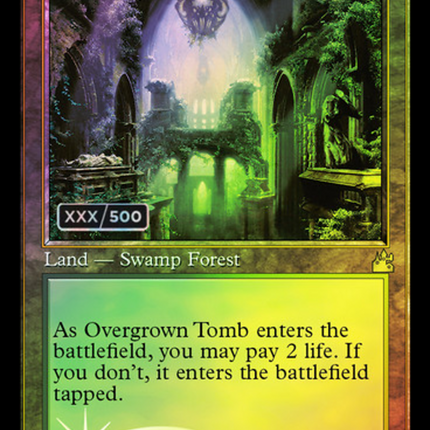Overgrown Tomb (Retro) [Ravnica Remastered] Serialized Foil