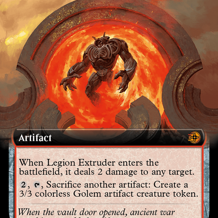 Legion Extruder (Extended Art) [The Big Score] Foil