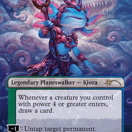 Kiora, Behemoth Beckoner (Borderless) [Secret Lair Drop]