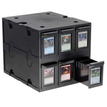 BCW - 6 Drawer Card Catalog Black