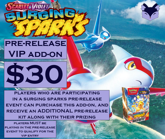 Surging Sparks VIP add-on
