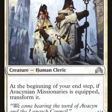 Avacynian Missionaries // Lunarch Inquisitors [Shadows over Innistrad]