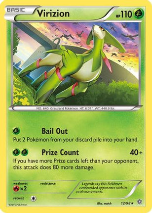 Virizion - 12/106 [XY - Ancient Origins] Reverse Holofoil