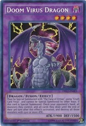 Doom Virus Dragon (Secret Rare) [DRL2-EN003] 1st Edition