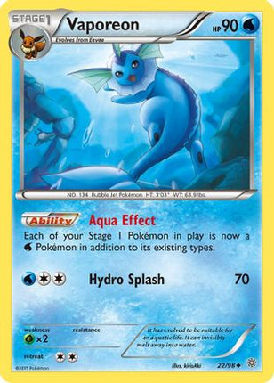 Vaporeon - 22/106 [XY - Ancient Origins]