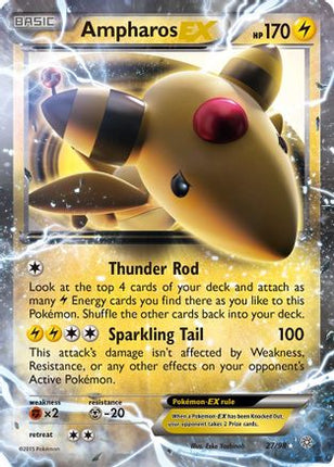 Ampharos EX - 27/106 [XY - Ancient Origins] Holofoil