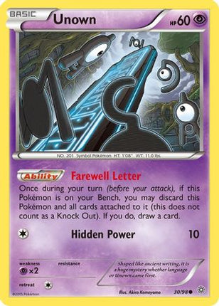 Unown - 30/106 [XY - Ancient Origins]