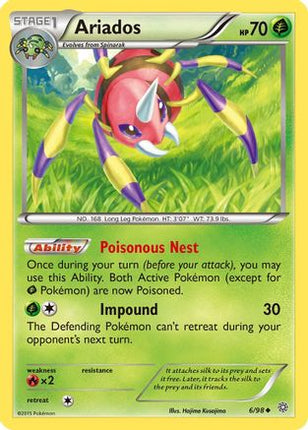 Ariados - 6/106 [XY - Ancient Origins] Reverse Holofoil