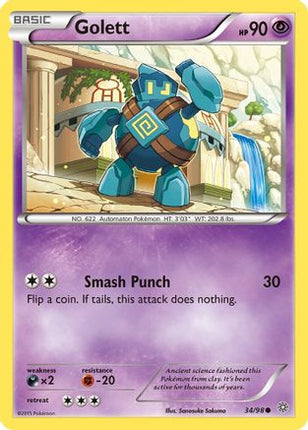 Golett - 34/106 [XY - Ancient Origins] Reverse Holofoil
