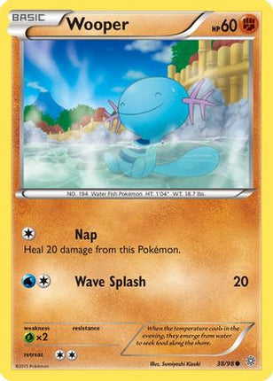 Wooper - 38/106 [XY - Ancient Origins] Reverse Holofoil