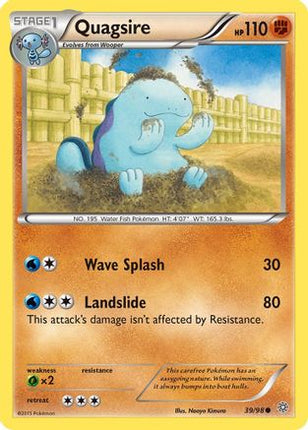 Quagsire - 39/106 [XY - Ancient Origins] Reverse Holofoil
