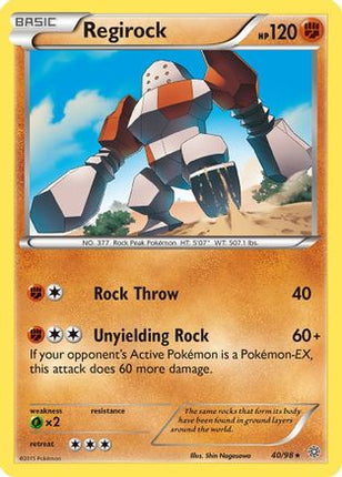 Regirock - 40/106 [XY - Ancient Origins]
