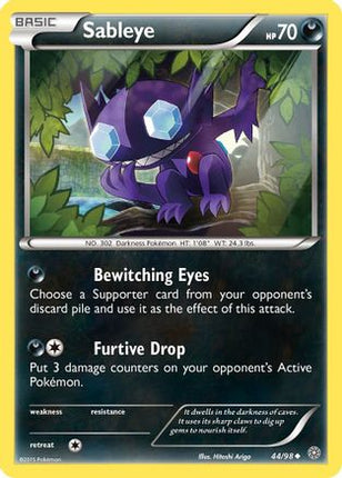 Sableye - 44/106 [XY - Ancient Origins] Reverse Holofoil