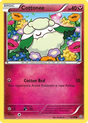 Cottonee - 55/106 [XY - Ancient Origins] Reverse Holofoil