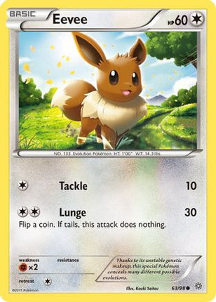 Eevee - 63/106 [XY - Ancient Origins] Reverse Holofoil