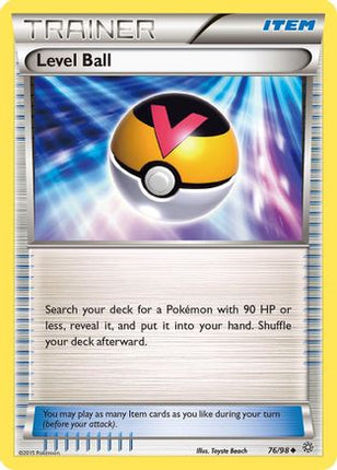 Level Ball - 76/106 [XY - Ancient Origins] Reverse Holofoil
