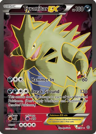 Tyranitar EX (91 Full Art) - 91/106 [XY - Ancient Origins] Holofoil
