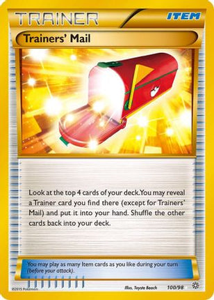 Trainers' Mail (Secret) - 100/106 [XY - Ancient Origins] Holofoil
