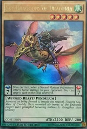 Sky Dragoons of Draconia (CORE-ENSP1) (Ultra Rare) [CORE-ENSP1] Limited