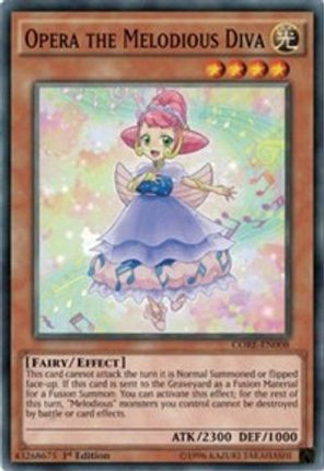 Opera the Melodious Diva (Common / Short Print) [CORE-EN008] Unlimited