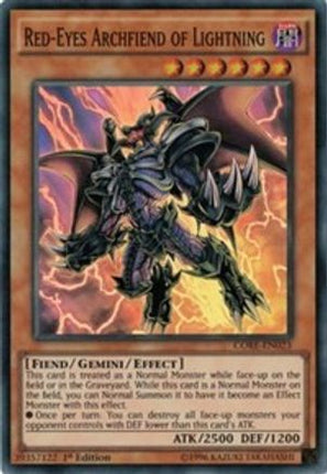 Red-Eyes Archfiend of Lightning (Super Rare) [CORE-EN023] Unlimited