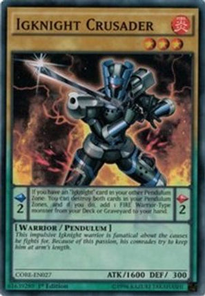 Igknight Crusader (Super Rare) [CORE-EN027] Unlimited