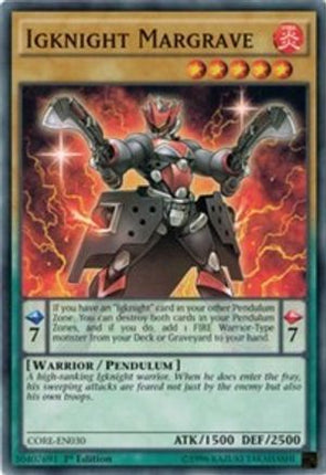 Igknight Margrave (Common / Short Print) [CORE-EN030] 1st Edition