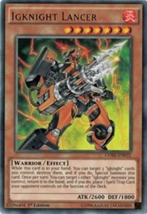 Igknight Lancer (Rare) [CORE-EN032] Unlimited